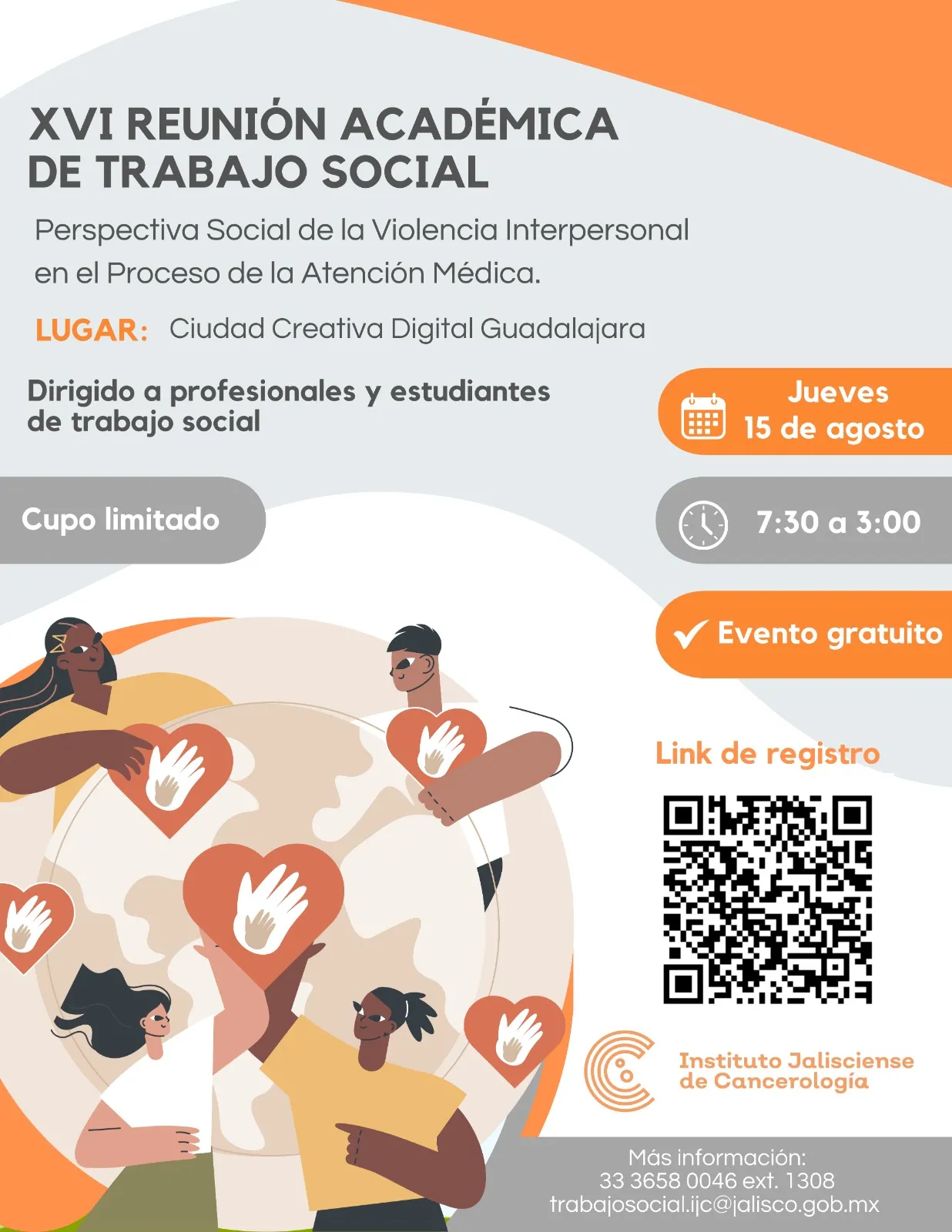 Flyer del evento: XVI Reunión Académica de Trabajo Social